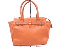 MICHEL KLEIN ミッシェルクラン ハンド バッグ オレンジ ■■ ☆ fdb4 レディース【USED】【中古】【古着】【ブランド古着買取・販売ABJ】