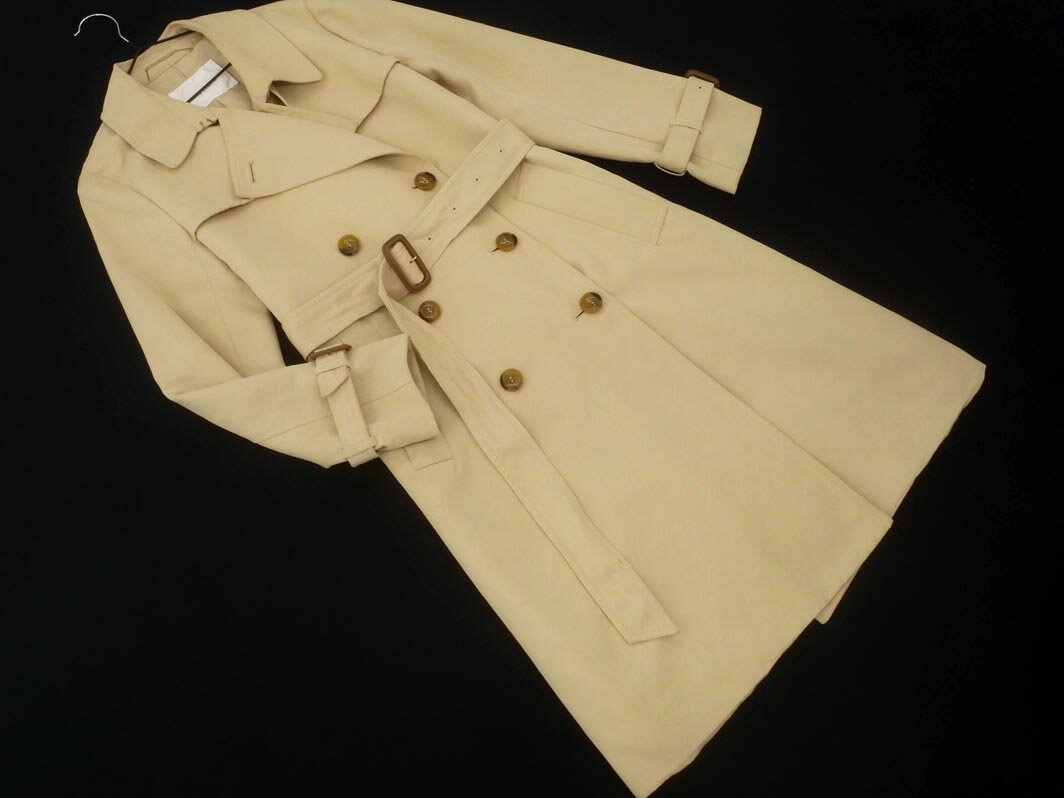 Ketty Cherie ケティシェリー トレンチ コート size2/ライトベージュ ◇■ ☆ fja7 レディース【USED】【中古】【古着】【ブランド古着買取・販売ABJ】(4)