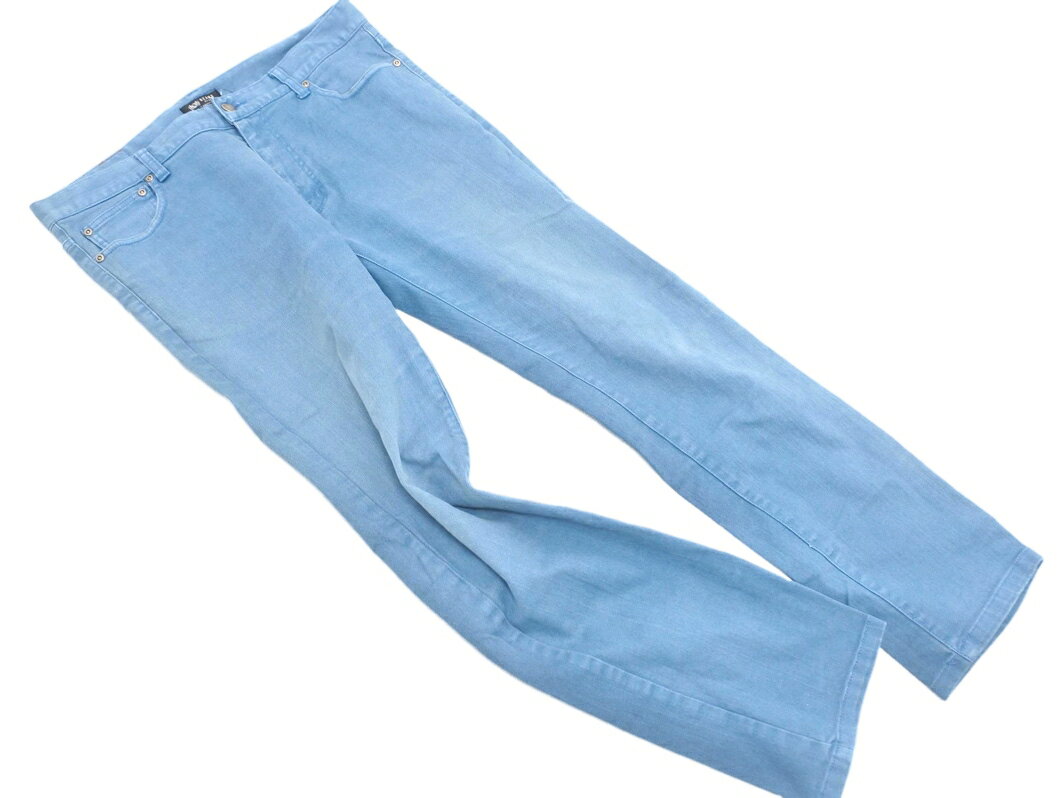 BEAMS HEART ビームスハート カラー デニムパンツ sizeL/青 ■■ ☆ fba3 メンズ【USED】【中古】【古着】【ブランド古着買取・販売ABJ】
