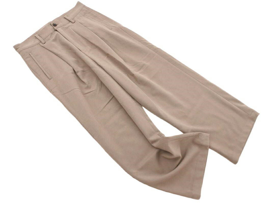 MONO-MART モノマート タック ワイド パンツ sizeS/グレー ■■ ☆ fdd0 メンズ【USED】【中古】【古着】【ブランド古着買取・販売ABJ】
