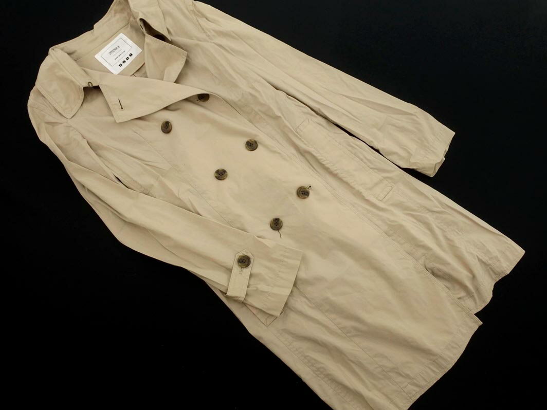 PLST プラステ トレンチ コート size4/ベージュ ■◇ ☆ faa6 レディース【USED】【中古】【古着】【ブランド古着買取・販売ABJ】