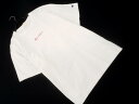 Champion チャンピオン ロゴ 刺繍 Tシャツ sizeL/白 ■◆ ☆ fgb5 メンズ【USED】【中古】【古着】【ブランド古着買取・販売ABJ】