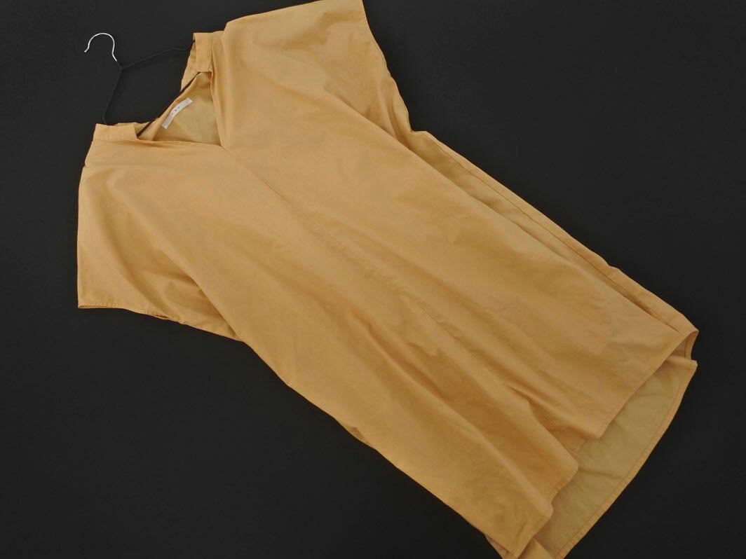 ネコポスOK KBF ケービーエフ アーバンリサーチ Vネック フレンチスリーブ ワンピース sizeone/ベージュ ■◆ ☆ fgc8 レディース【USED】【中古】【古着】【ブランド古着買取・販売ABJ】(4)