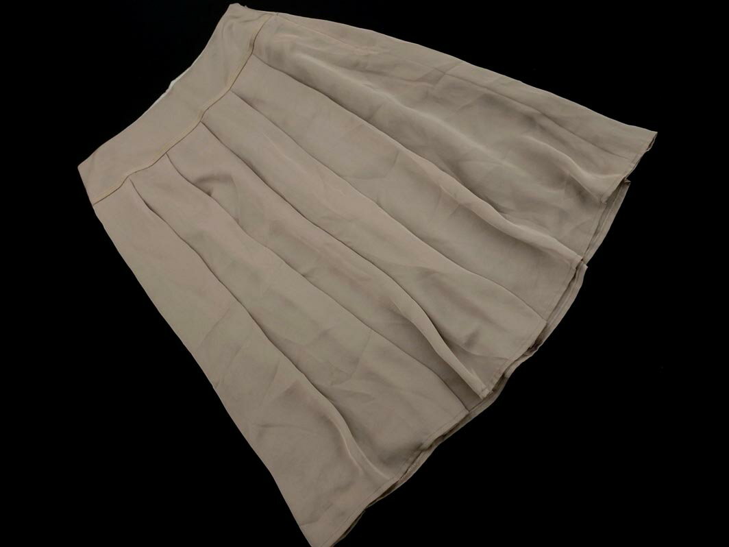 新品 TRANS WORK トランスワーク サテン タック ロング スカート size38/グレー ■◇ ☆ faa6 レディース【USED】【中古】【古着】【ブランド古着買取・販売ABJ】