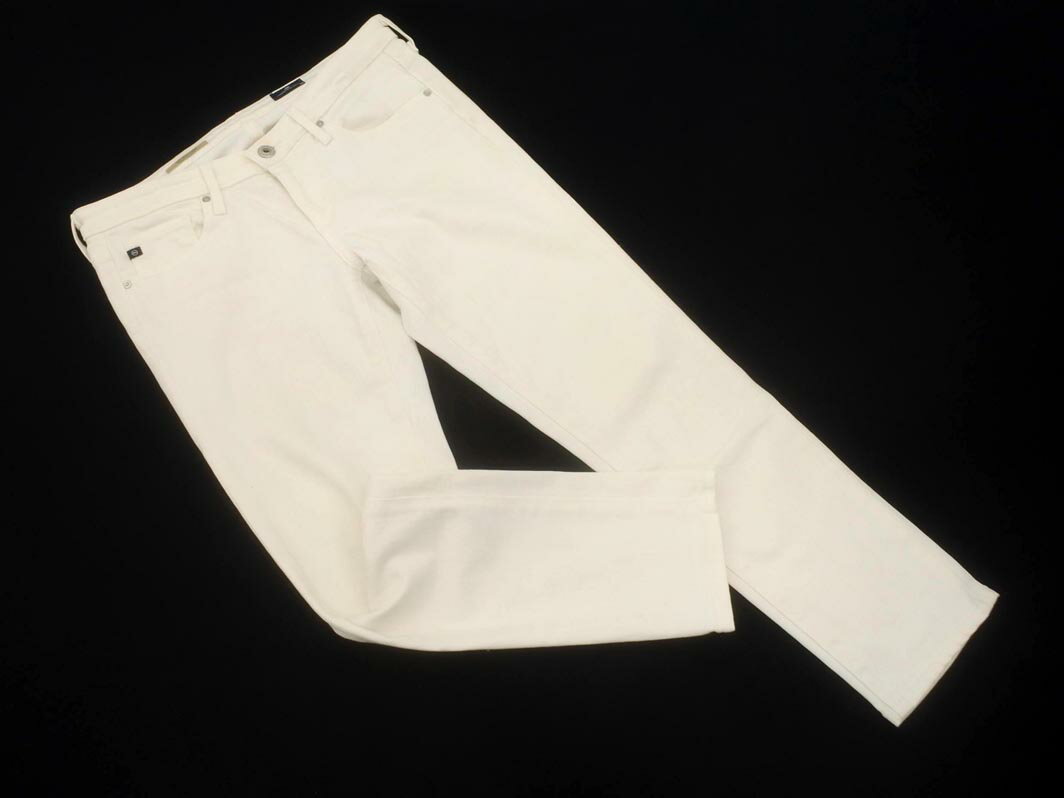 ADRIANO GOLDSCHMIED アドリアーノゴールドシュミット テーパード デニムパンツ size26/白 ■■ ☆ fkb4 ..