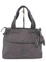 Kipling キプリング マスコットチャーム付き トート バッグ 茶 ■■ ☆ fcb9 レディース【USED】【中古】【古着】【ブランド古着買取・販売ABJ...