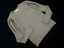 Couture brooch クチュールブローチ パールビーズ パフスリーブ ニット セーター size42/グレー ■◇ ☆ fdb1 レディース【USED】...