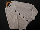w closet ダブルクローゼット ドルマン カーディガン sizeF/グレージュ ■◇ ☆ fdc8 レディース【USED】【中古】【古着】【ブランド古着買取・販売ABJ】