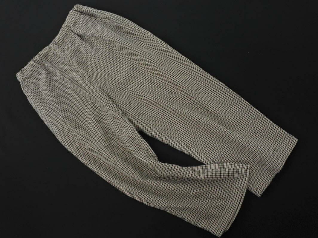 MONO-MART モノマート チェック テーパード パンツ sizeF/白x黒 ■◇ ☆ fcb9 レディース【USED】【中古】【古着】【ブランド古着買取・販売ABJ】