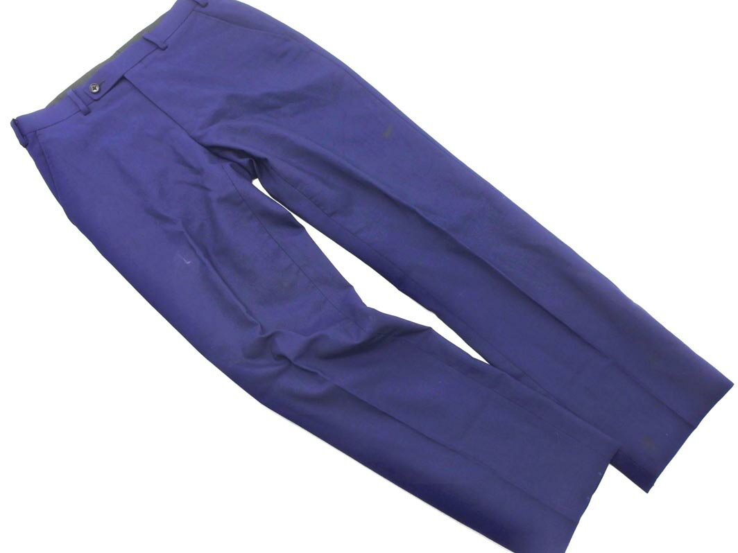 simplicite シンプリシテェ plus トラウザー パンツ size44/紺 ■■ ☆ ffb8 メンズ【USED】【中古】【古着】【ブランド古着買取・販売ABJ】