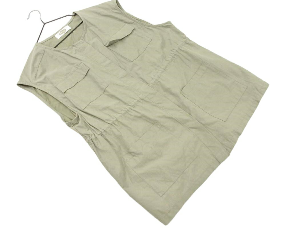 holiday ホリデー アンティローザ ドロスト ベスト sizeF/カーキ ■◇ ☆ fgb7 レディース【USED】【中古】【古着】【ブランド古着買取・販売ABJ】