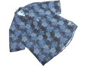 ネコポスOK 新品 JUNRed ジュンレッド シフォン 花柄 シャツ sizeM/紺 ■◆ ☆ fhc1 メンズ【USED】【中古】【古着】【ブランド古着買取・販売ABJ】