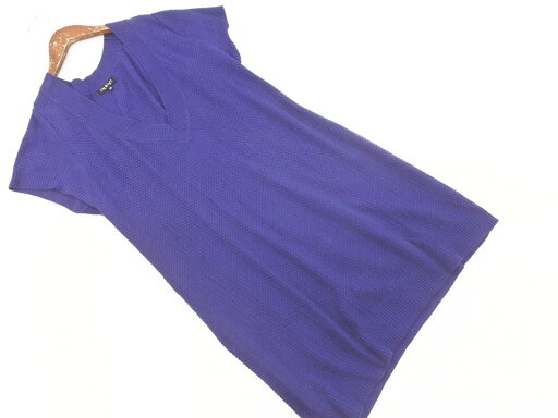 INDIVI インディヴィ Vネック ニット ワンピース size38/紺 ■◇ ☆ ffc0 レディース【USED】【中古】【古着】【ブランド古着買取・販売ABJ】 INDIVI インディヴィ Vネック ニット ワンピース size38/紺 ■◇ ☆ ffc0 レディース【USED】【中古】【古着】【ブランド古着買取・販売ABJ】