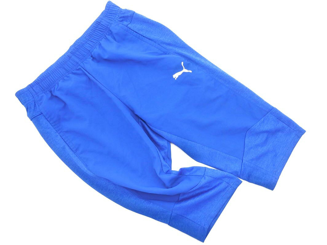 PUMA プーマ 7分丈 パンツ sizeM/青 ■◆ ☆ ffa6 メンズ【USED】【中古】【古着】【ブランド古着買取・販売ABJ】