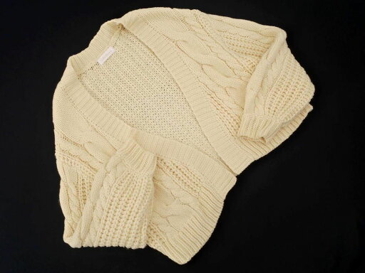 And Couture アンドクチュール ケーブル編み カーディガン size38/ベージュ ◇■ ☆ eib9 レディース【USED】【中古】【古着】【ブランド古着買取・販売ABJ】 And Couture アンドクチュール ケーブル編み カーディガン size38/ベージュ ◇■ ☆ eib9 レディース【USED】【中古】【古着】【ブランド古着買取・販売ABJ】