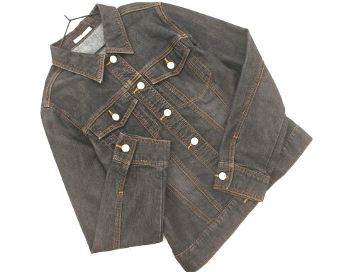 ELLE PLANETE エル プラネット Gジャン デニム ジャケット size38/グレー ■◇ ☆ fdc3 レディース【USED】【中古】【古着】【ブランド古着買取・販売ABJ】 ELLE PLANETE エル プラネット Gジャン デニム ジャケット size38/グレー ■◇ ☆ fdc3 レディース【USED】【中古】【古着】【ブランド古着買取・販売ABJ】