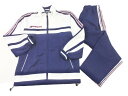 Champion チャンピオン 切替 ジャージ上下 セットアップ sizeS/白x紺 ■◇ ☆ fgb5 メンズ【USED】【中古】【古着】【ブランド古着買取・...