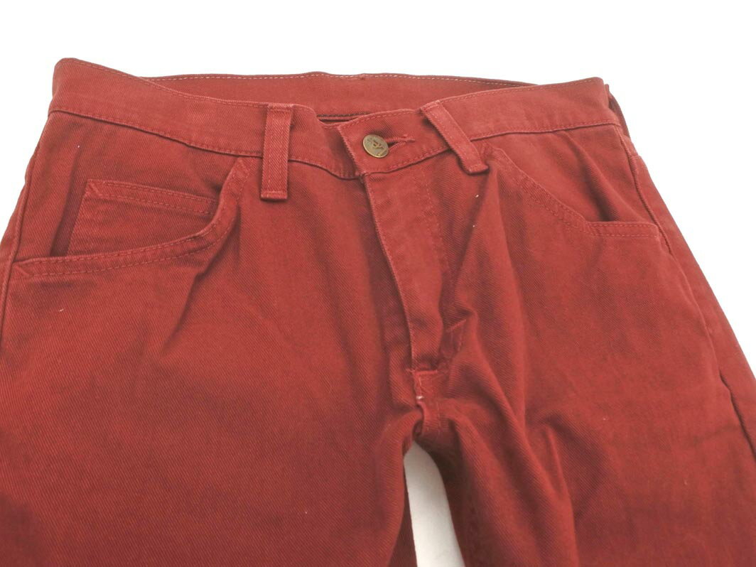 Lee リー カラー パンツ size28/ボルドー ■■ ☆ ffb9 メンズ【USED】【中古】【古着】【ブランド古着買取・販売ABJ】