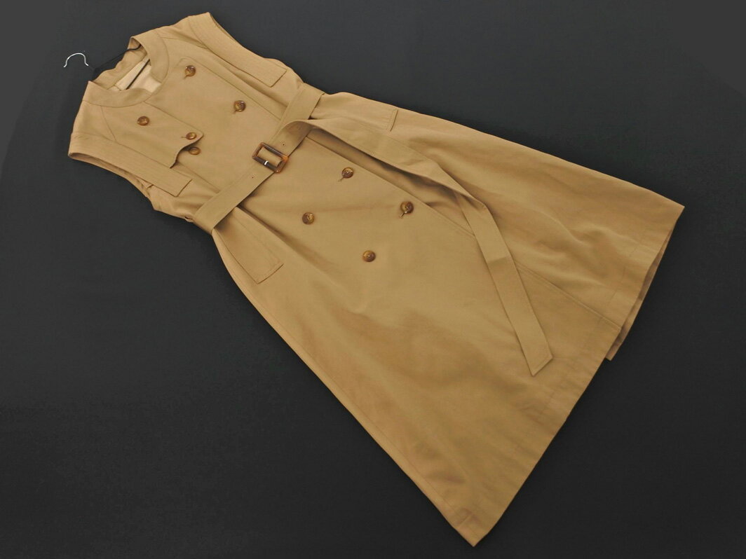 SYSORUS シソラス トレンチ ロング ベスト size38/ベージュ ◇■ ☆ fkb3 レディース【USED】【中古】【古..
