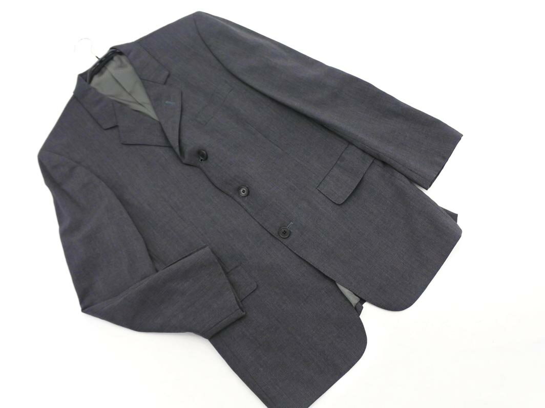 D&#039;URBAN ダーバン ウール100% セットアップ ジャケット パンツ スーツ sizeAM/グレー ◇■ ☆ fia2 メンズ【USED】【中古】【古着】【ブランド古着買取・販売ABJ】