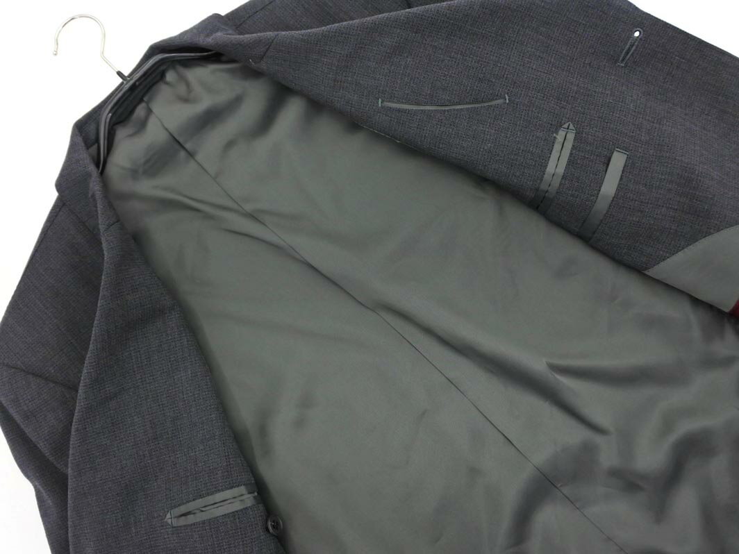 D&#039;URBAN ダーバン ウール100% セットアップ ジャケット パンツ スーツ sizeAM/グレー ◇■ ☆ fia2 メンズ【USED】【中古】【古着】【ブランド古着買取・販売ABJ】