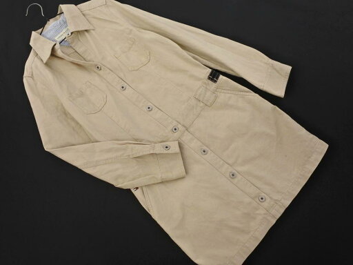 tommy girl トミーガール ロゴ シャツ ワンピース sizeS/ベージュ ■◇ ☆ fcd1 レディース【USED】【中古】【古着】【ブランド古着買取・販売ABJ】 tommy girl トミーガール ロゴ シャツ ワンピース sizeS/ベージュ ■◇ ☆ fcd1 レディース【USED】【中古】【古着】【ブランド古着買取・販売ABJ】