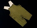 petit main プティマイン サロペット オーバーオール 70cm カーキ ■■ ☆ eia6 子供服【USED】【中古】【古着】【ブランド古着買取・販売...