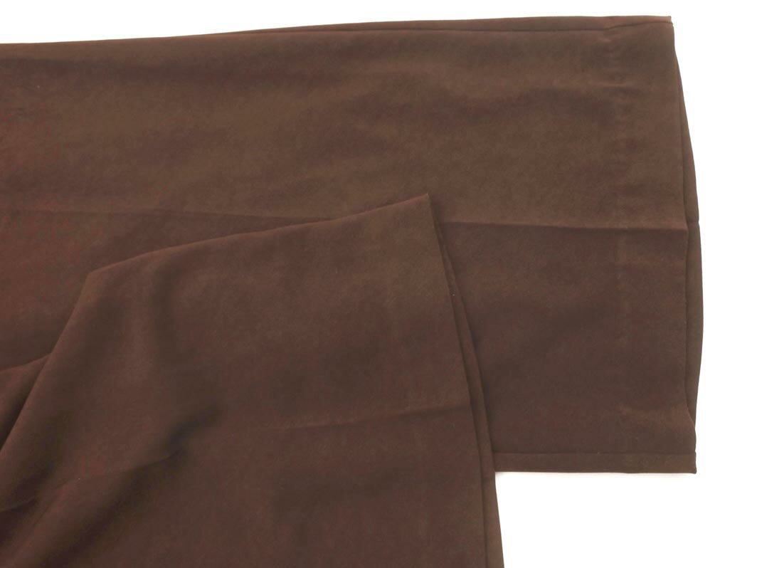 VIS ビス センタープレス イージー ワイド パンツ sizeF/茶 ■■ ☆ ffb9 レディース【USED】【中古】【古着】【ブランド古着買取・販売ABJ】