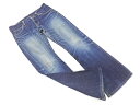 Wrangler ラングラー USED加工 フレア デニムパンツ size28/紺 ■■ ☆ dib2 レディース【USED】【中古】【古着】【ブランド古着買取・販売ABJ】