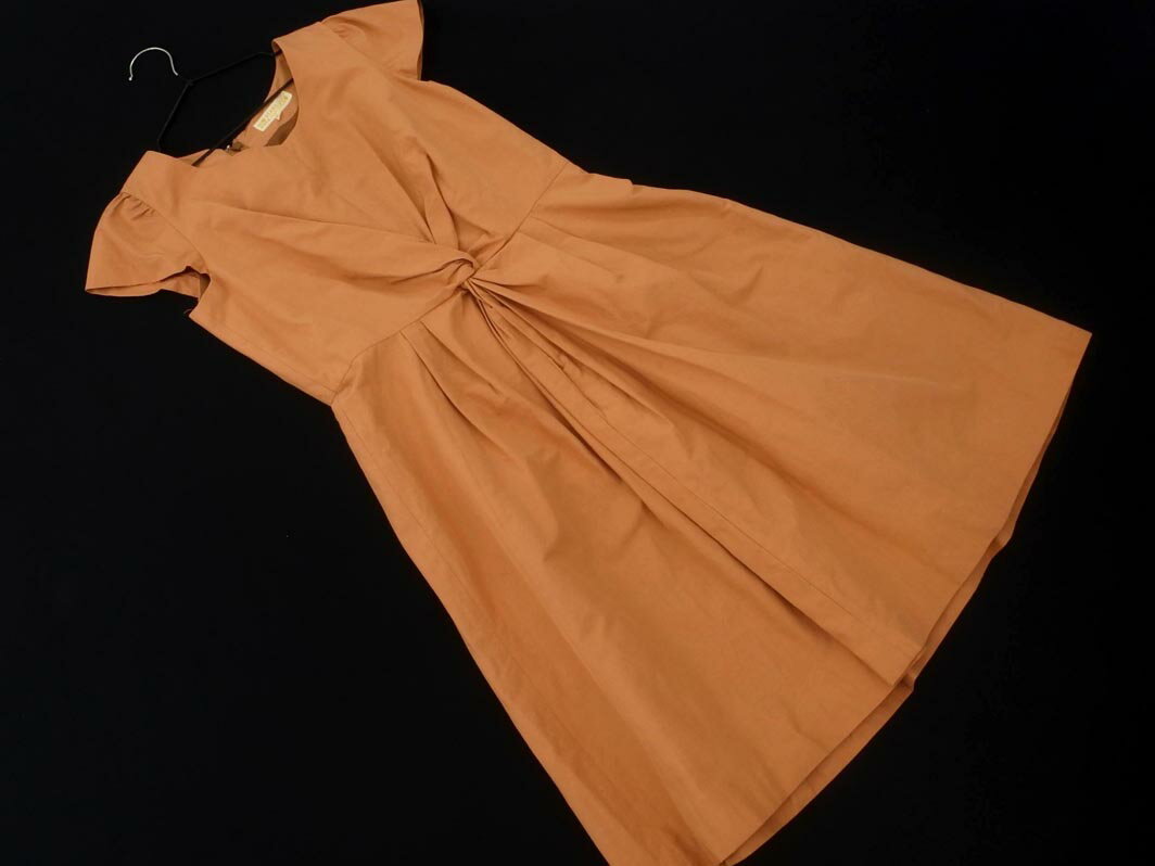 BEAMS HEART ビームスハート Aライン ワンピース size0/ベージュ ■◆ ☆ fea1 レディース【USED】【中古】【古着】【ブランド古着買取・販売ABJ】