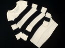 Abercrombie & Fitch アバクロンビー&フィッチ ボーダー ニット セーター sizeS/白x紺 ■◇ ☆ fdb1 レディース【USED】【中...