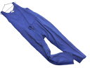 chocol raffine robe ショコラフィネローブ リネン混 オールインワン sizeF/青 ■◆ ☆ ffa5 レディース【USED】【中古】【古着...