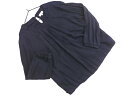 ネコポスOK MACKINTOSH PHILOSOPHY マッキントッシュフィロソフィー タック ブラウス シャツ size38/紺 ■◇ ☆ fgc8 レディース【USED】【中古】【古着】【ブランド古着買取・販売ABJ】
