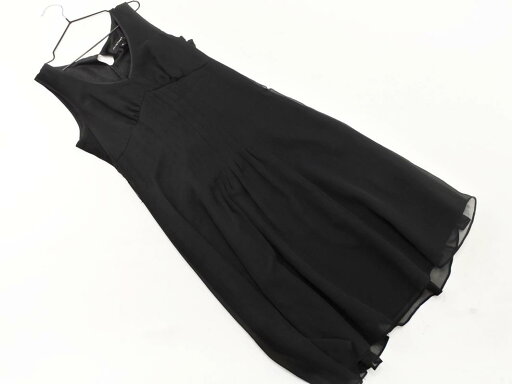 JILLSTUART ジルスチュアート シフォン ノースリーブ Aライン ワンピース size4/黒 ■◆ ☆ fgd0 レディース【USED】【中古】【古着】【ブランド古着買取・販売ABJ】 JILLSTUART ジルスチュアート シフォン ノースリーブ Aライン ワンピース size4/黒 ■◆ ☆ fgd0 レディース【USED】【中古】【古着】【ブランド古着買取・販売ABJ】
