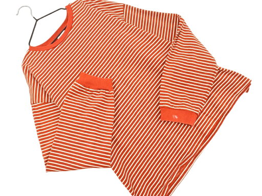 coen コーエン ボーダー Tシャツ sizeM/白xオレンジ ■◇ ☆ fca7 レディース【USED】【中古】【古着】【ブランド古着買取・販売ABJ】 coen コーエン ボーダー Tシャツ sizeM/白xオレンジ ■◇ ☆ fca7 レディース【USED】【中古】【古着】【ブランド古着買取・販売ABJ】