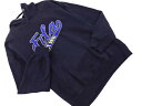 FILA フィラ 裏起毛 ロゴ プルオーバー パーカー sizeL/紺 ◇■ ☆ ejd0 メンズ【USED】【中古】【古着】【ブランド古着買取・販売ABJ】