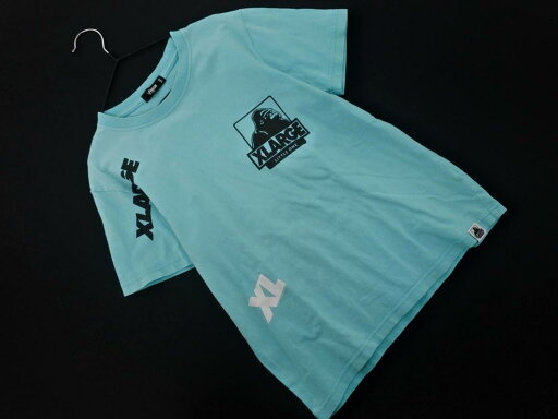 ネコポスOK XLARGE エクストララージ プリント Tシャツ size140cm/水色 ■◆ ☆ fgb1 【USED】【中古】【古着】【ブランド古着買取・販売ABJ】 ネコポスOK XLARGE エクストララージ プリント Tシャツ size140cm/水色 ■◆ ☆ fgb1 【USED】【中古】【古着】【ブランド古着買取・販売ABJ】