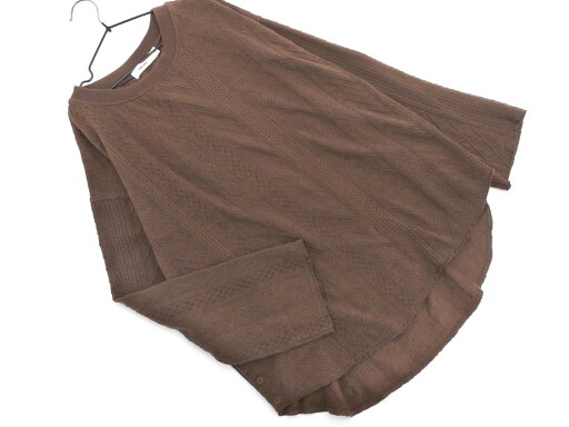 niko and ニコ アンド サイドボタン カットソー sizeM/茶 ◇■ ☆ fbb1 レディース【USED】【中古】【古着】【ブランド古着買取・販売ABJ】 niko and ニコ アンド サイドボタン カットソー sizeM/茶 ◇■ ☆ fbb1 レディース【USED】【中古】【古着】【ブランド古着買取・販売ABJ】