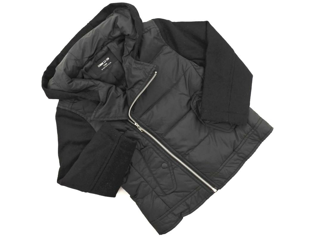 COMME CA ISM コムサイズム 切替 ダウン ジャケット size110cm/黒 ◆■ ☆ fkb3 男の子【USED】【中古】【古着】【ブランド古着買...