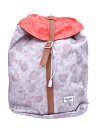 Herschel Supply ハーシェルサプライ フルーツ柄 リュック デイパック バッグ グレー ■■ ☆ elb2 レディース【USED】【中古】【古着】...