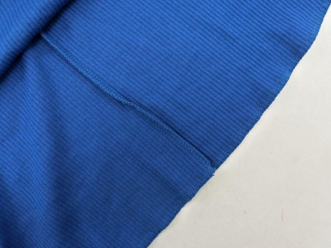 niko and ニコ アンド リブ カットソー マキシ スカート sizeL/青 ■■ ☆ fda9 レディース【USED】【中古】【古着】【ブランド古着買取・販売ABJ】