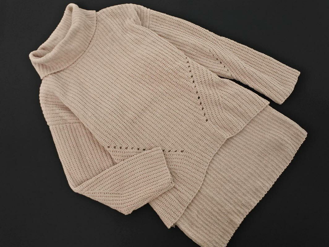 チチカカ タートルネック ニット セーター sizeF/ベージュ ◇■ ☆ fkc8 レディース【USED】【中古】【古..