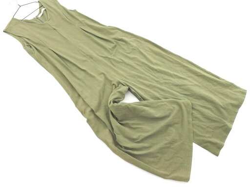 Khaju カージュ カットソー オールインワン カーキ ■■ ☆ ekc5 レディース【USED】【中古】【古着】【ブランド古着買取・販売ABJ】 Khaju カージュ カットソー オールインワン カーキ ■■ ☆ ekc5 レディース【USED】【中古】【古着】【ブランド古着買取・販売ABJ】