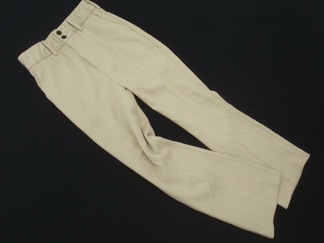 JEANASIS ジーナシス センタープレス加工 パンツ sizeS/アイボリー ◇■ ☆ fcb7 レディース【USED】【中古】【古着】【ブランド古着買取・販売ABJ】