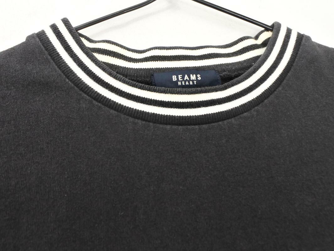 BEAMS HEART ビームスハート ポケット Tシャツ sizeS/黒 ■◆ ☆ ffb0 メンズ【USED】【中古】【古着】【ブランド古着買取・販売ABJ】