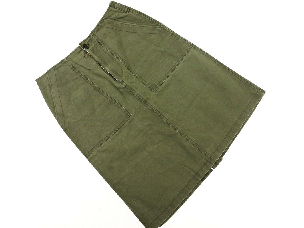 FORDMILLS フォードミルズ タイト スカート カーキ ■◇ ☆ fdb8 レディース【USED】【中古】【古着】【ブランド古着買取・販売ABJ】