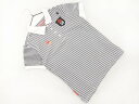 ネコポスOK le coq sportif ルコックスポルティフ ゴルフ ボーダー ロゴ 刺繍 ポロシャツ sizeM/黒x白 ■◆ ☆ fec1 レディース【...