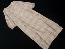 E Hyphen World gallery イーハイフンワールドギャラリー シャツ ワンピース sizeF/ベージュ ■◆ ☆ fga4 レディース【USED...