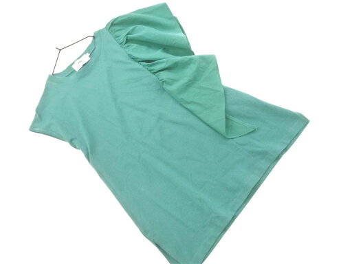 AZUL BY MOUSSY アズールバイマウジー デザイン カットソー sizeS/緑 ■◆ ☆ ffb9 レディース【USED】【中古】【古着】【ブランド古着買取・販売ABJ】 AZUL BY MOUSSY アズールバイマウジー デザイン カットソー sizeS/緑 ■◆ ☆ ffb9 レディース【USED】【中古】【古着】【ブランド古着買取・販売ABJ】