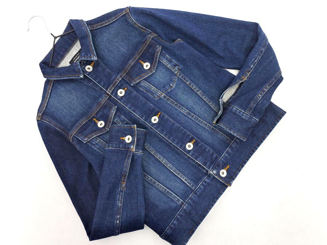 グリーンレーベルリラクシング ユナイテッドアローズ Gジャン デニム ジャケット size36/濃紺 ■◇ ☆ fgc4 レディース【USED】【中古】【古着】【ブランド古着買取・販売ABJ】